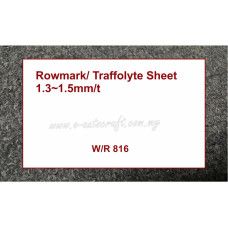 Rowmark/ Traffolyte Sheet<BR> White/Red_W/R (816)